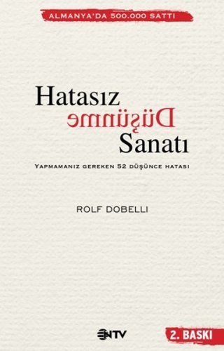 Hatasız Düşünme Sanatı kitap kapağı
