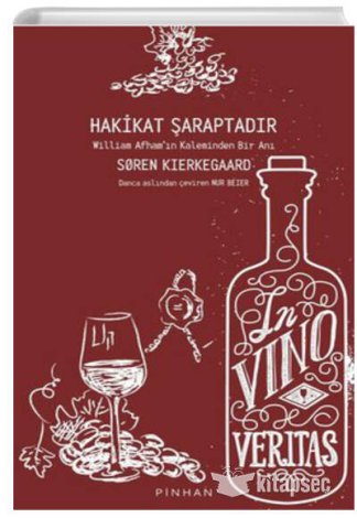 Hakikat Şaraptadır Soren Kierkegaard kitap kapağı