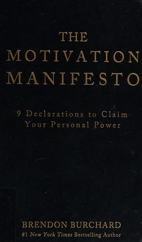 The motivation manifesto kitap kapağı