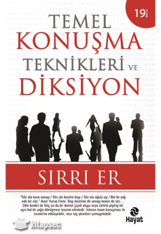 Temel Konuşma Teknikleri ve Diksiyon Hayat Yayınları kitap kapağı