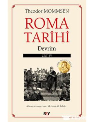 Roma Tarihi Cilt 4 kitap kapağı