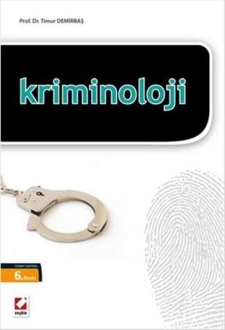 Kriminoloji kitap kapağı