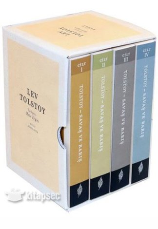 Savaş ve Barış (4 Cilt Takım) Lev Nikolayeviç Tolstoy Yordam Edebiyat