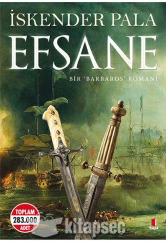 Efsane Bir Barbaros Romanı kitap kapağı
