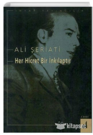 Her Hicret Bir İnkılaptır Ali Şeriati kitap kapağı