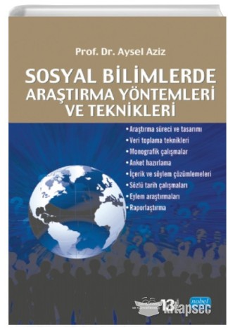 Sosyal Bilimlerde Araştırma Yöntemleri ve Teknikleri kitap kapağı