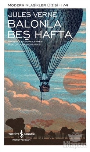 Balonla Beş Hafta kitap kapağı