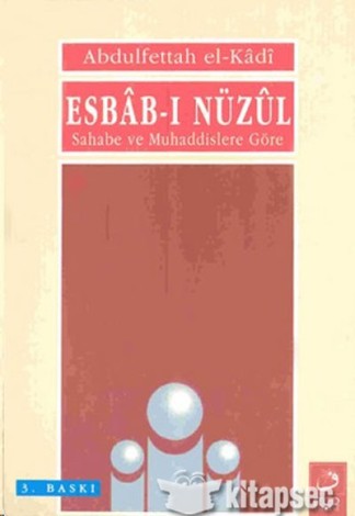 Esbabı Nüzul Sahabe ve Muhaddislere Göre kitap kapağı