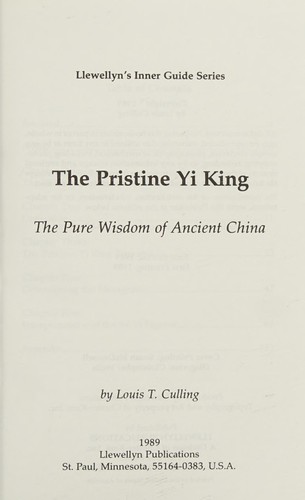 The Pristine Yi King